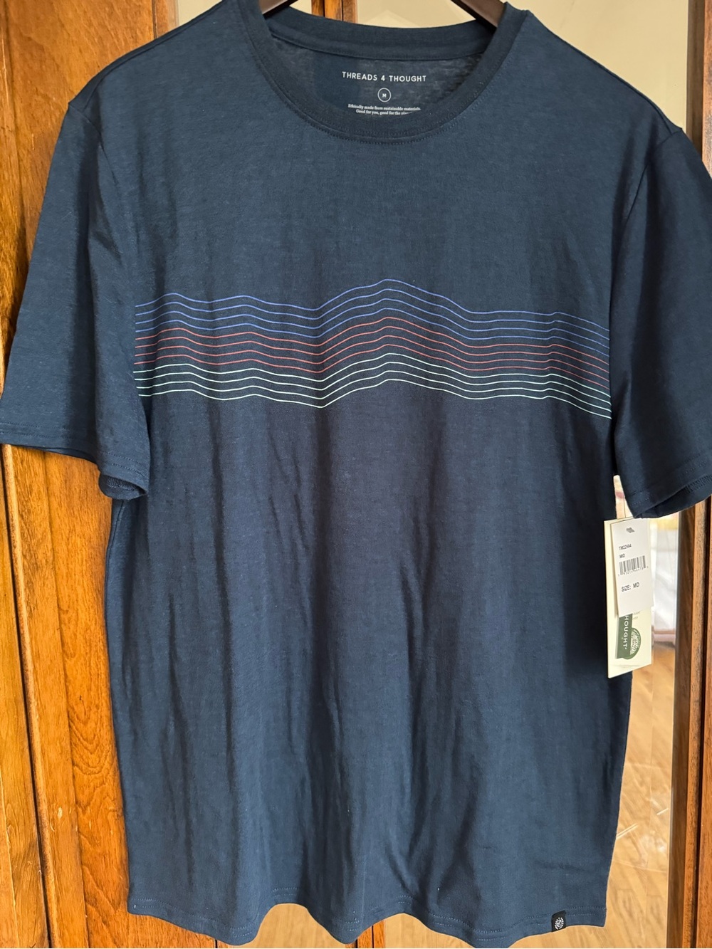 Men | Threads 4 Thought | Navy Short Sleeve Tee | Medium